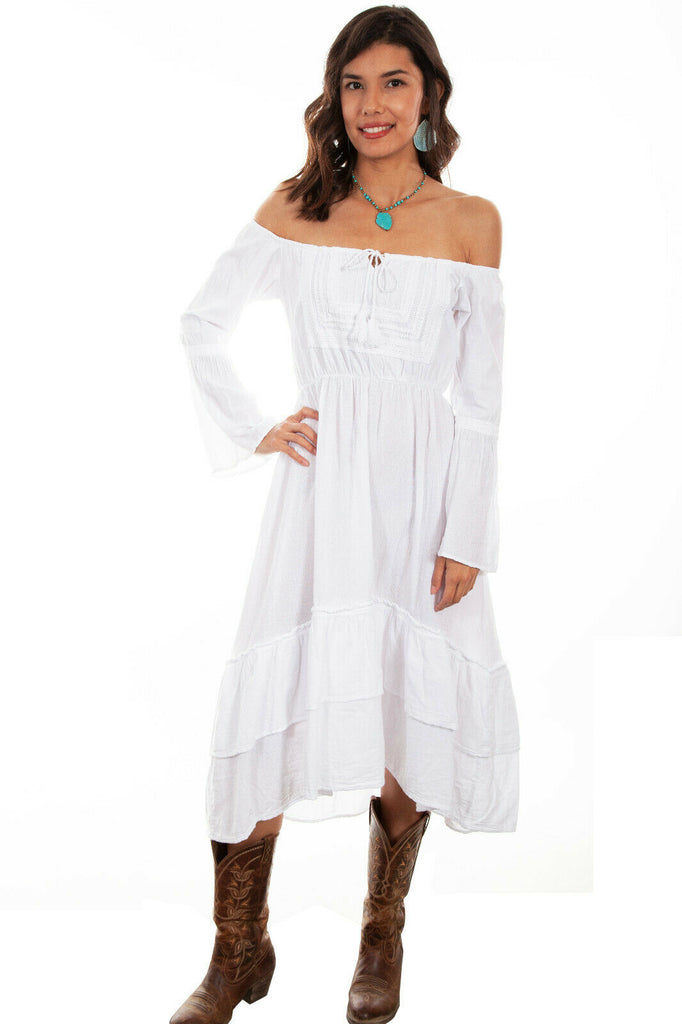 Scully Women's Long Dress with Scoop Neck PSL-249