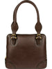 Scully Pebbled Calf Brown Leather Handbag B166