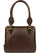 Scully Pebbled Calf Brown Leather Handbag B166