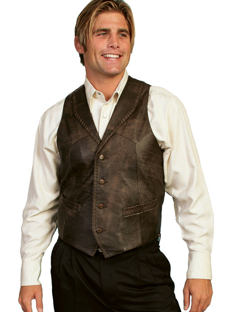 Scully Men's Whip Stitch Vest 206