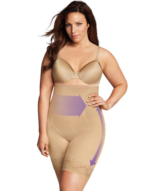 Maidenform Firm Foundations Curvy Hi Waist Thigh Slimmer DM1024