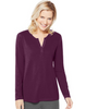 Women's Hanes Lightweight Split Neck Tunic O9304