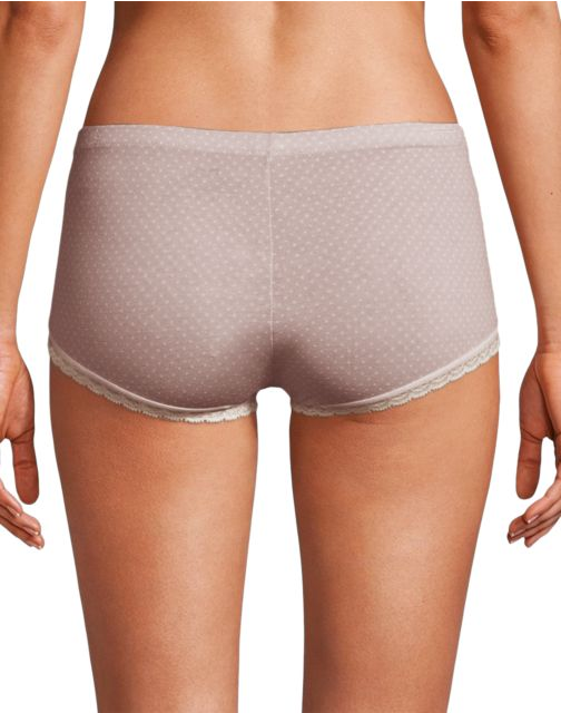 Maidenform One Fab Fit Cotton Boyshort with Lace DM0021