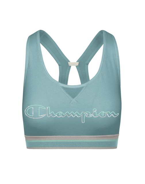 Champion The Authentic Print Sports Bra, Metallic Logo B1429G 549942