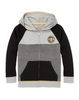 Hanes Boys' Graphic Fleece Colorblock Full Zip Hoodie D266