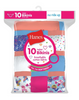 Hanes Girls' Cotton Bikinis 10-Pack GP10BK