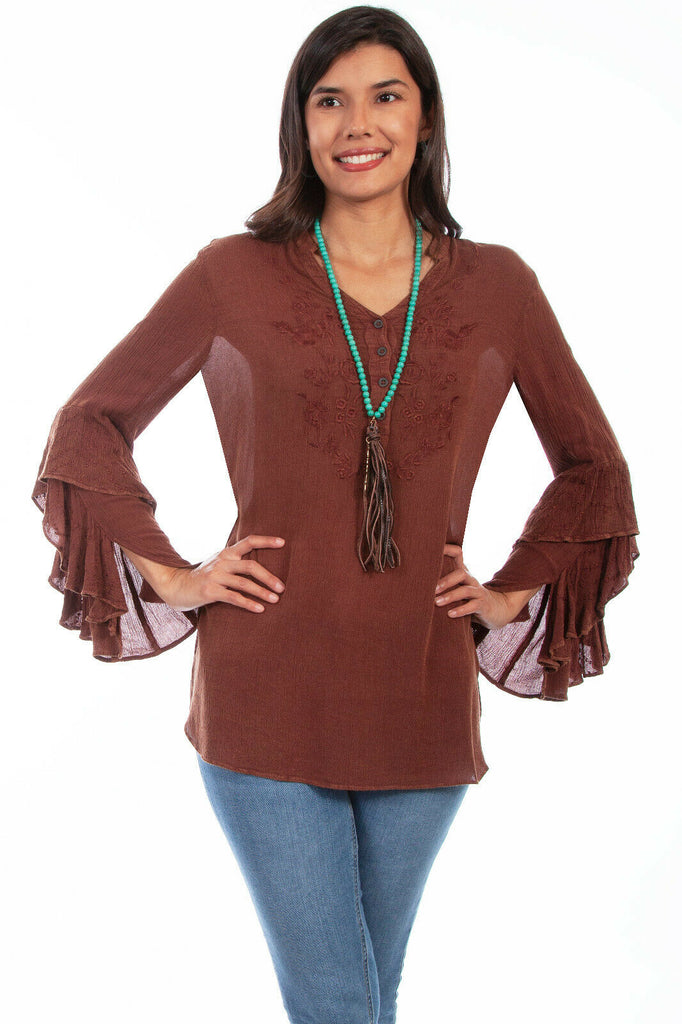 Scully Women's V Neck Tunic HC646
