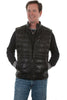 Scully Men's Leather Reversible Ribbed Vest 1018