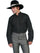 Scully RangeWear Men's Black 100% Cotton Gambler L/S Western Shirt RW032