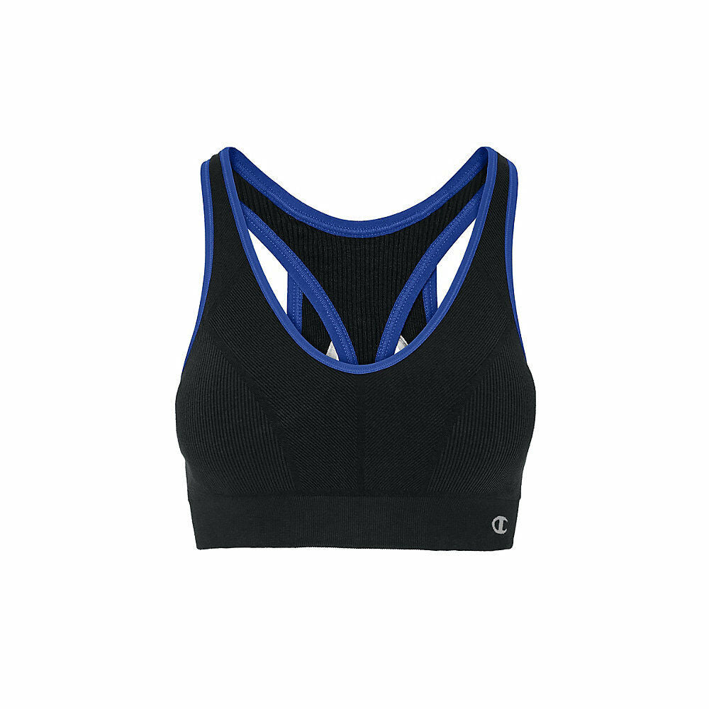 Champion Women The Infinity Cotton Rib Sports Bra B1456