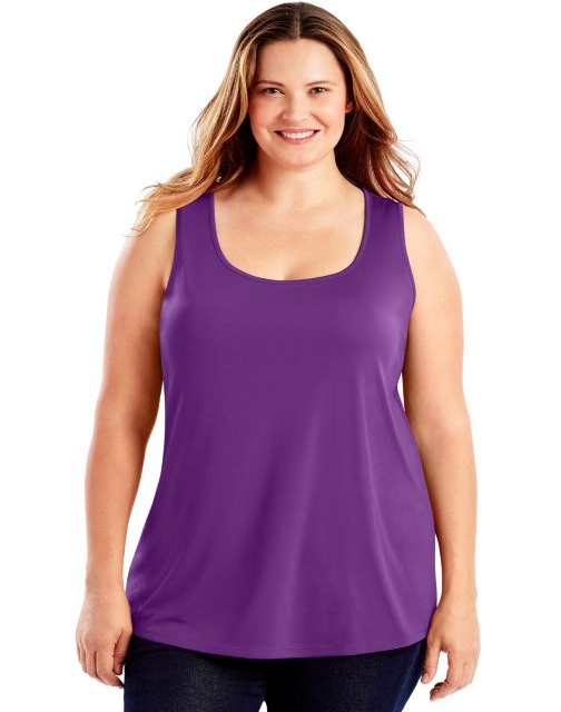 Just My Size Cool DRI® Scoop-Neck Women's Tank Top OJ254