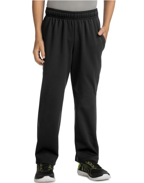 Hanes Sport™ Boy's Tech Fleece Open Leg Pants OD260