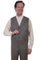Scully Wahmaker Men's Multi-Color Linen Blend Vintage Plaid Vest 541694