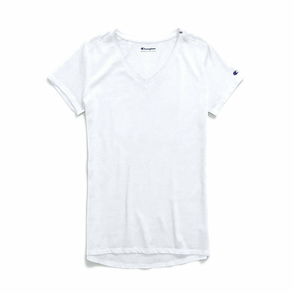 Champion Women's Authentic Wash V-Neck Tee W0821