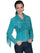 Scully Leather Women's Beaded Fringe Conchos Boar Suede Jacket L152