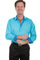 Scully Men's 100% Cotton Le Fleur Long Sleeve Western Shirt PS-209