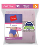 Hanes Women's Cotton Briefs D40LAS