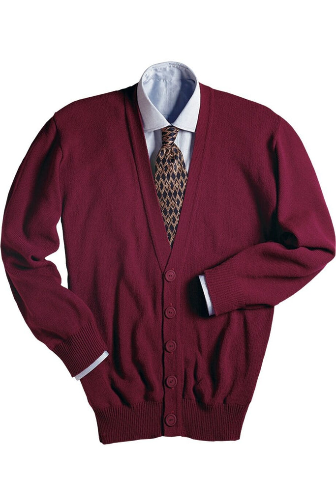 Men's V-Neck Cardigan Sweater 351