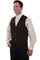 Scully Men's Tweed No Lapel Vest RW312