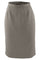 Women's Microfiber Flat Front Straight Skirt 9792