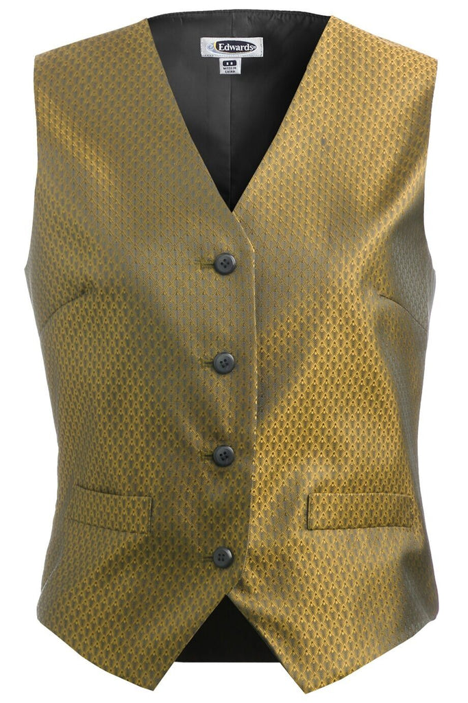 Women's Diamond Brocade Vest 7390