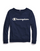 Women's Plus Heritage French Terry Crew, Satin Stitch Logo