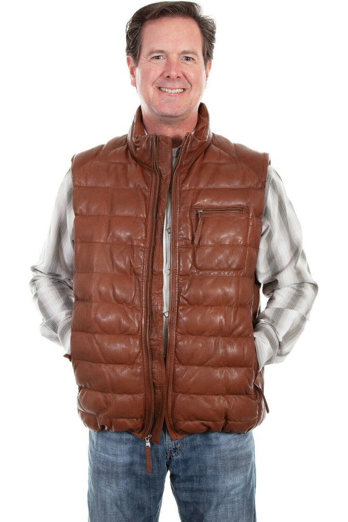 Scully Mens Lamb Ribbed Vest 619