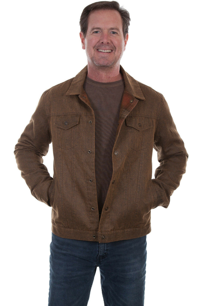 Scully Men's Cotton Blend Snap Front Jacket TR-092