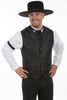Scully Men's Cream Polyester Paisley Vest RW093