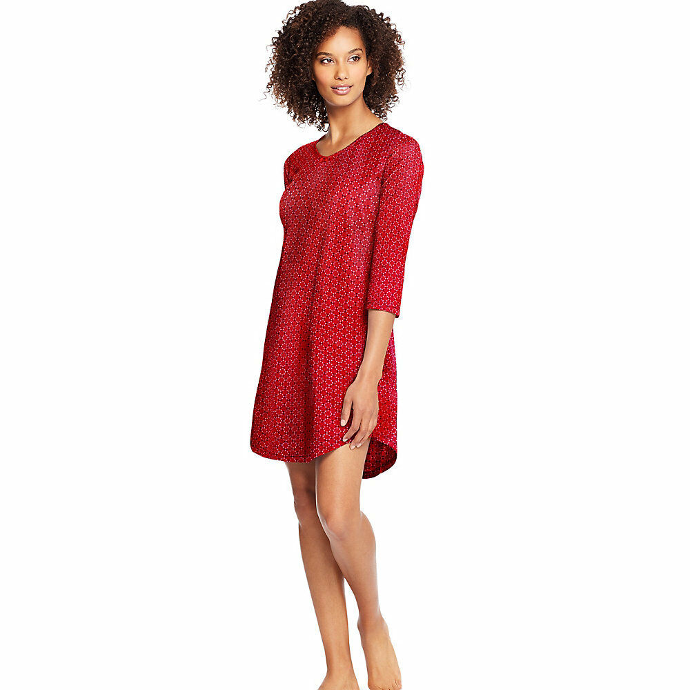 Hanes Knit V-Neck Sleepshirt HAC80119
