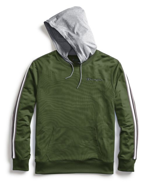 Champion Men's Track Hoodie, Embroidered Logo S4523 550206