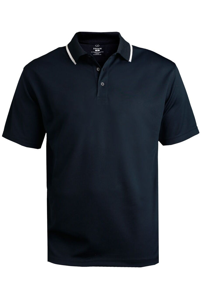 Men's Mesh Polo-Tipped Collar 1575