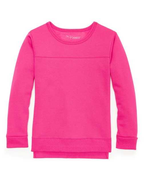 Hanes Girls' High-Low Sweatshirt K375