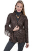 Scully Women's Leather Fringe Zip Jacket L221