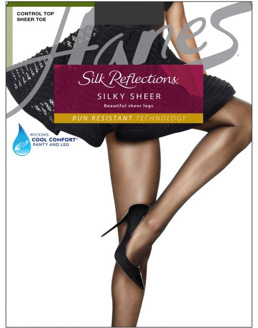 Hanes Silk Reflections Lasting Sheer Control Top Pantyhose 0A925