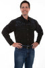 Scully Men's Western Embroidered Shirt P-893