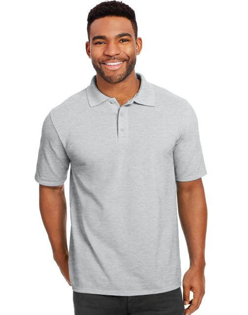 Hanes Men's X-Temp w/Fresh IQ Pique Polo 055P