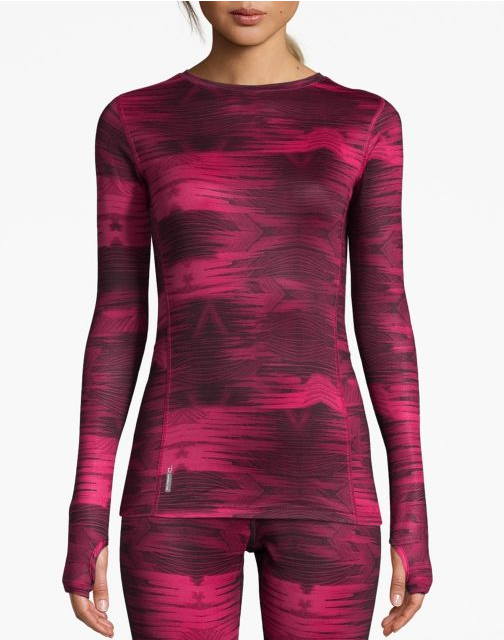 Duofold by Champion Brushed Back Women’s Crew (Prints) KCB3P