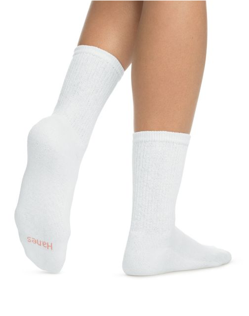 Hanes Women's Crew Socks 6-pack 683/6