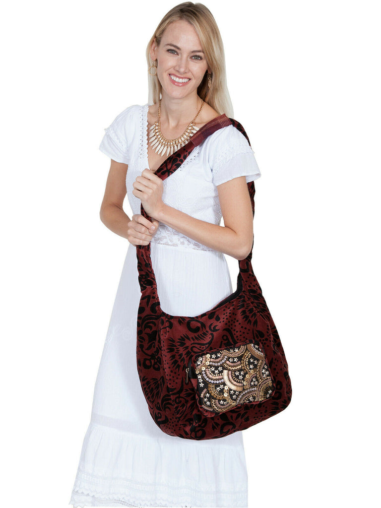 Cantina by Scully Soft Velvet Handbag C47
