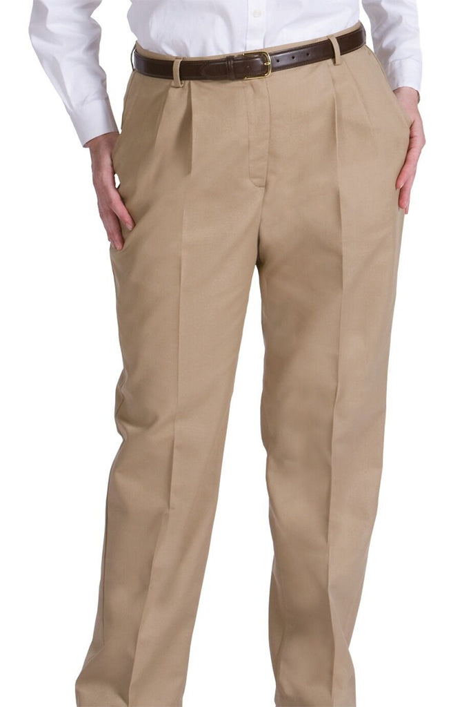 Women's Business Casual Pleated Pant 8619