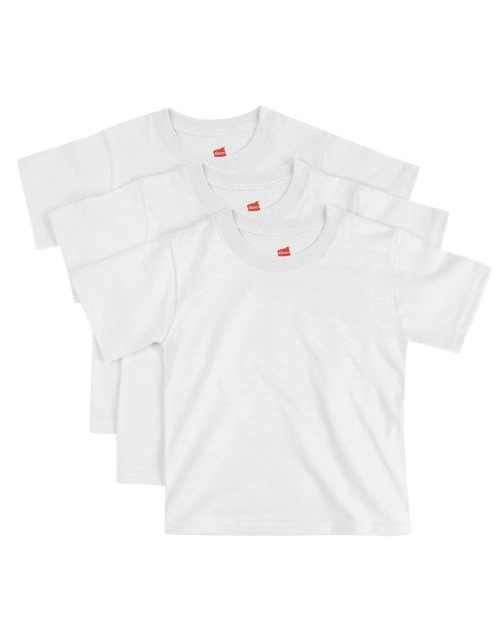 Hanes ComfortSoft Toddler Crewneck T-Shirt 3-Pack OT1203