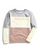 Women's Powerblend® Colorblock Crew, Chainstitch Outline Logo