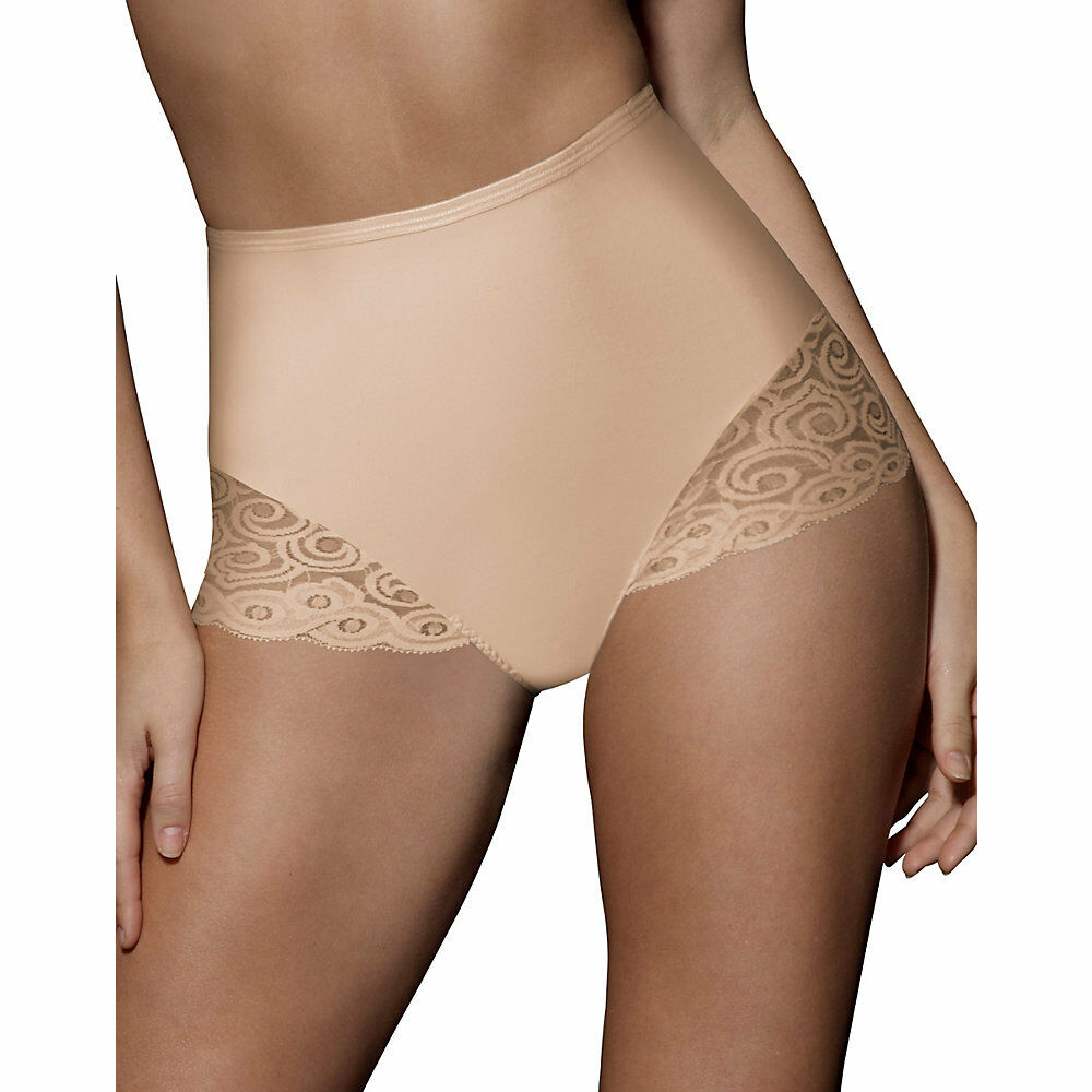 Bali Brief with Lace Firm Control 2-Pack X054