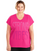 Just My Size Active Dolman Sleeve Graphic Tee OJ358