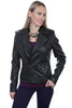 Scully Women's Lamb Studded Moto Jacket L255