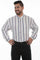 Scully Wahmaker Men's 100% Cotton Dobby Stripe Long Sleeve Shirt 541720