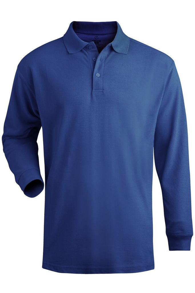 Men's Long Sleeve Pique Polo 1515