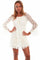 Scully Honey Creek Women's Lace Dress Ivory Drawstring Neck HC81