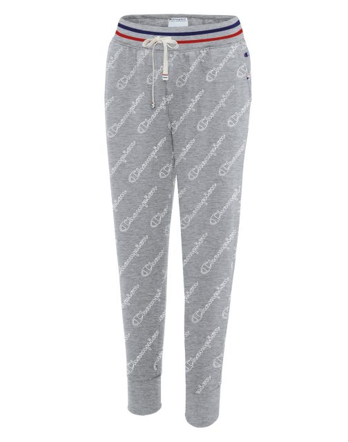 Champion Women's Heritage Joggers, Allover Logo M9537P